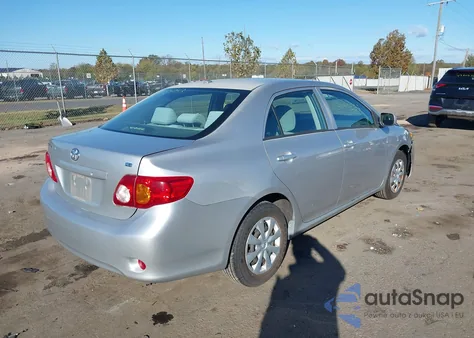 2010 Toyota Corolla Le z USA, uszkodzony, nr VIN 2T1BU4EEXAC257313